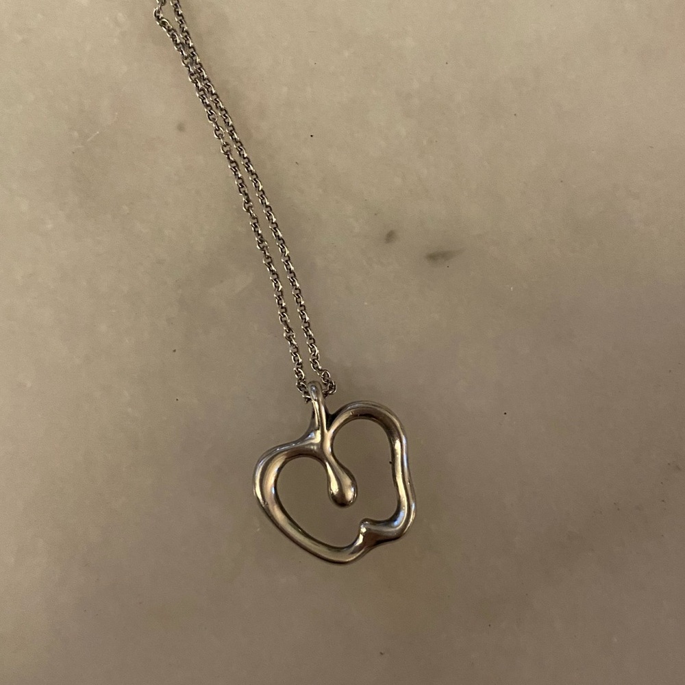 Tiffany and Co. Elsa Peretti Apple Charm and Chain